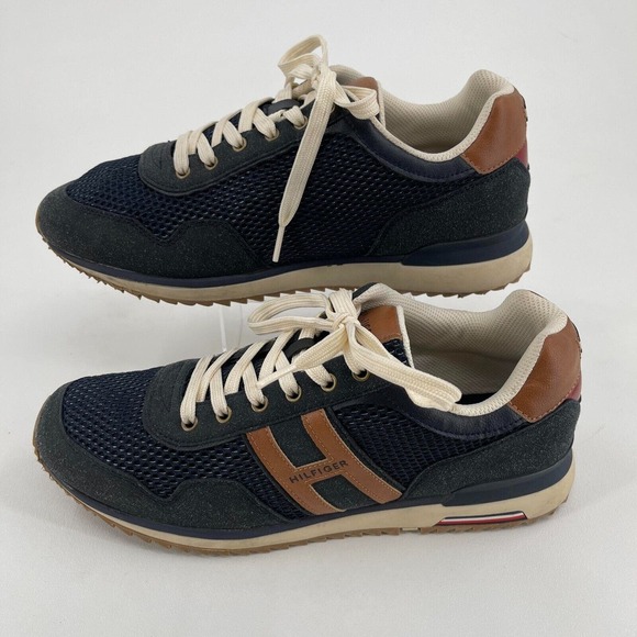 Tommy Hilfiger MENS Navy Blue Lace Up TMVALEN2-M Shoes Sneakers SIZE 10 - Picture 15 of 16